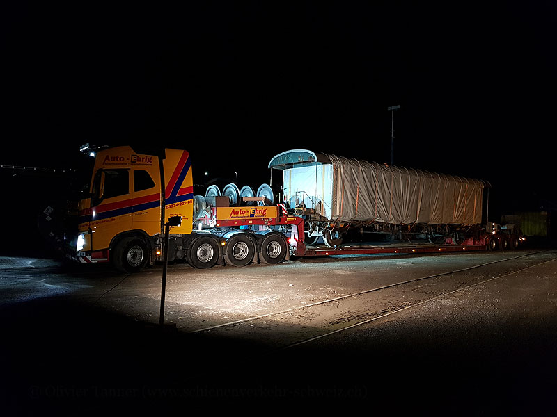 Der B 3505 ist verladen und bereit für die Reise nach Halberstadt