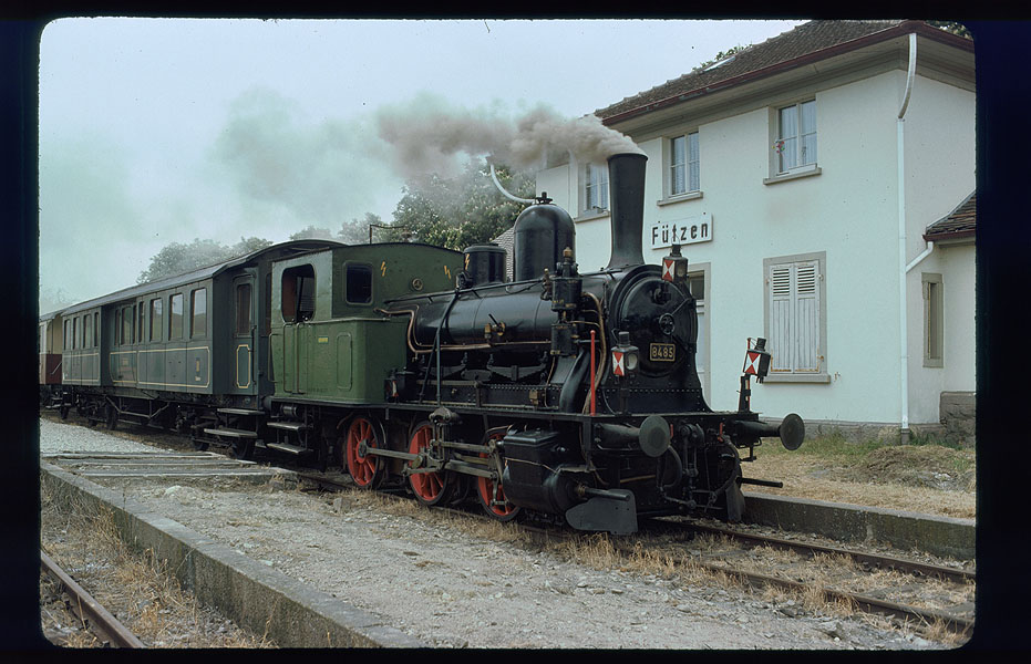 E 3/3 8485 auf der Wutachtalbahn