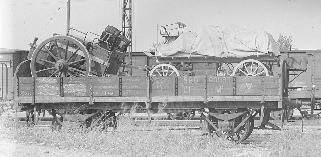 SBB M3 60099 während des ersten Weltkrieges